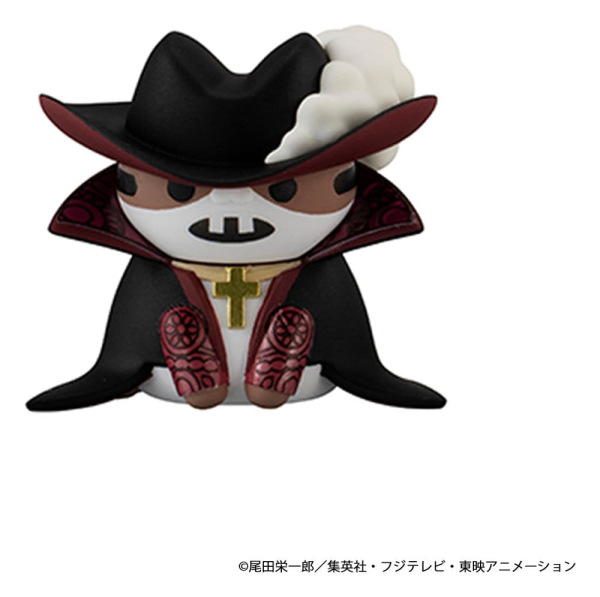 One Piece Mega Cat Project Nyan Piece Nyan! Luffy & the Seven Warlords of the Sea Mini Figures 3 cm 3