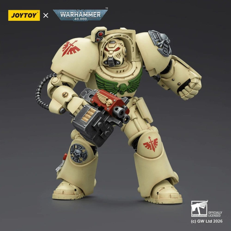 Warhammer 40,000 Action Figure Dark Angels Deathwing Terminator 2 with Power Fist and Storm Bolter 1 5