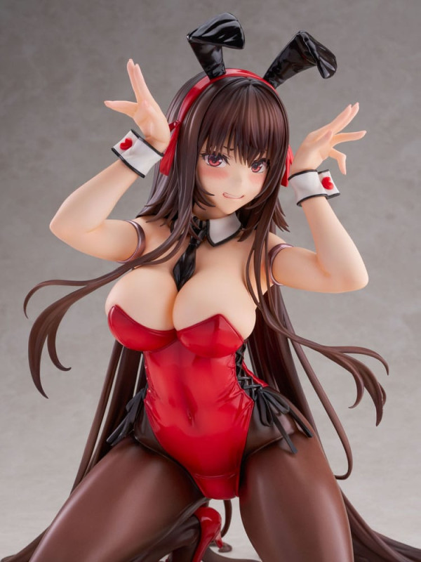 Amakano 2+ PVC Statue 1/4 Yuuhi Kurohime Bunny Suit Ver. 32 cm 12