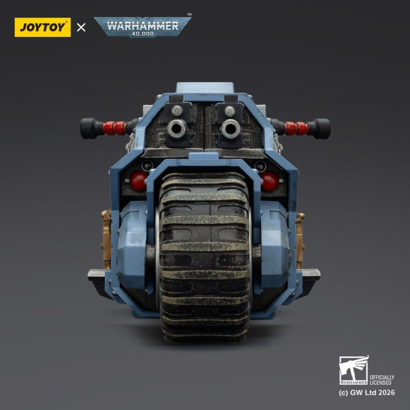 Warhammer 40,000 Raider-pattern Combat Bike Space Wolves with twin-linked bolt rifles 22 cm 1