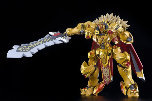 Knight's & Magic Moderoid Plastic Model Kit Goldleo: Royal Metallic Ver. 14 cm 2