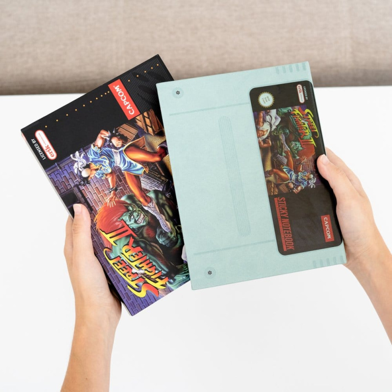 Street Fighter Premium Notebook with Sticky Notes and Cover A5 4