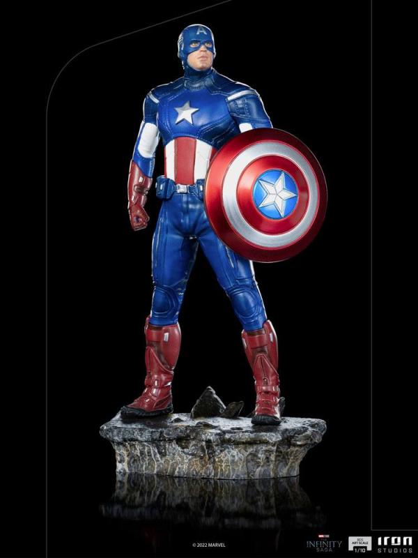 The Infinity Saga BDS Art Scale Statue 1/10 Captain America Battle of NY 23 cm