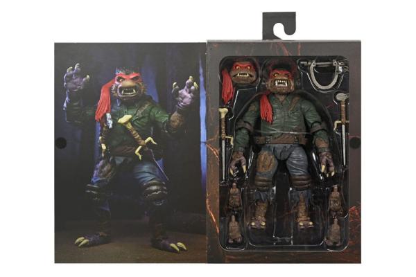 Universal Monsters x Teenage Mutant Ninja Turtles Action Figure Ultimate Raphael as The Wolfman 18 c