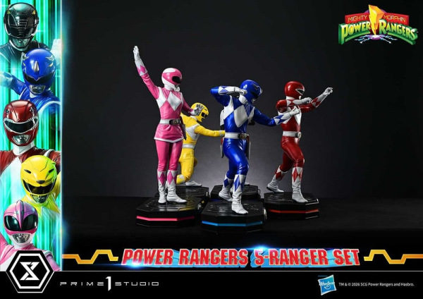 Mighty Morphin Power Rangers Premium Masterline Set of 5 Statues 1/4 57 cm 7