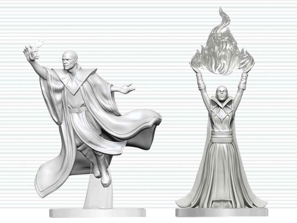 Dungeons & Dragons Nolzur's Marvelous Miniatures Unpainted Miniature Red Wizard Mage & Archmage 14 c