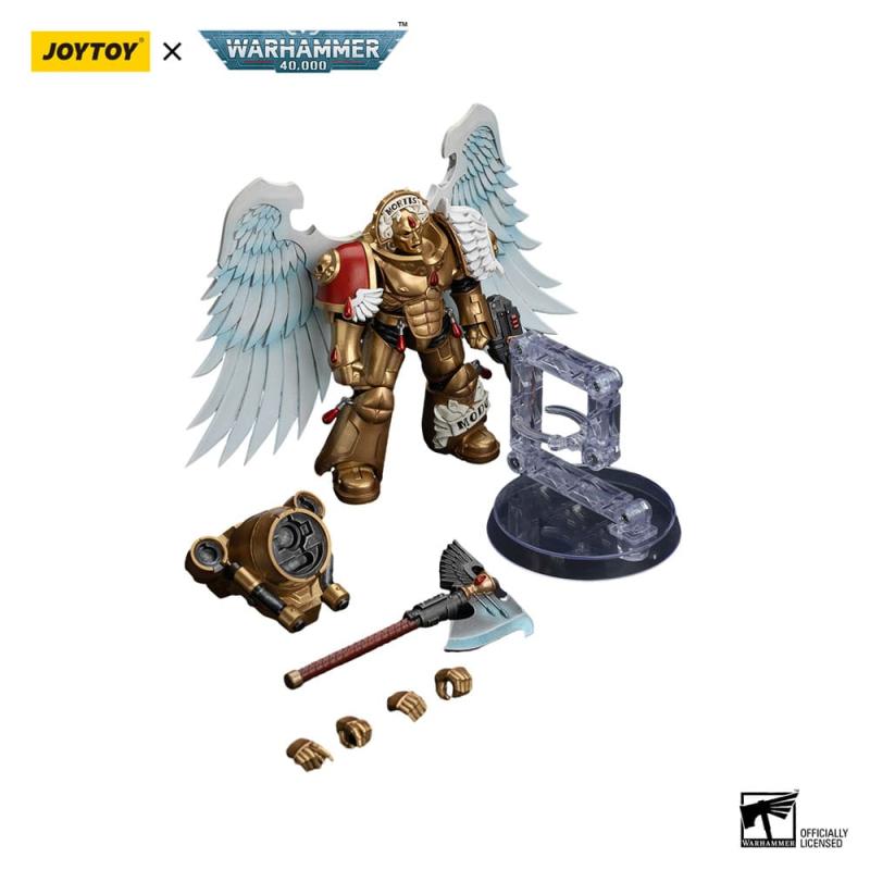 Warhammer The Horus Heresy Action Figure 1/18 Blood Angels Sanguinary Guard with Encarmine Axe and I