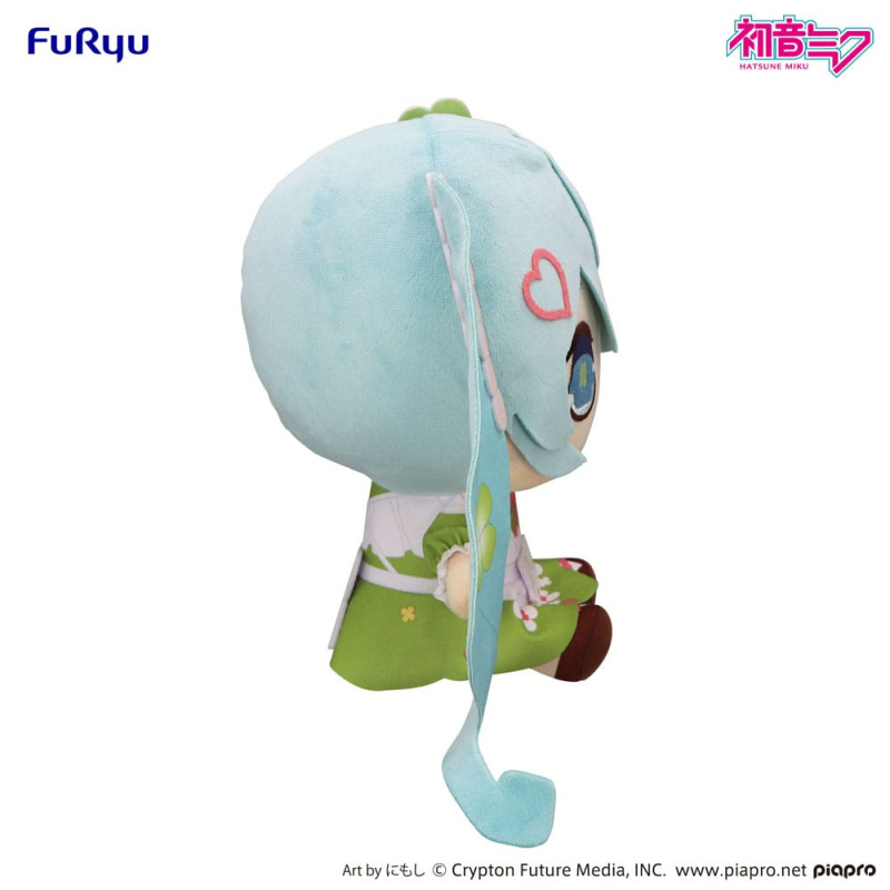 Hatsune Miku Kyurumaru Big Plush Figure Clover 26 cm 1