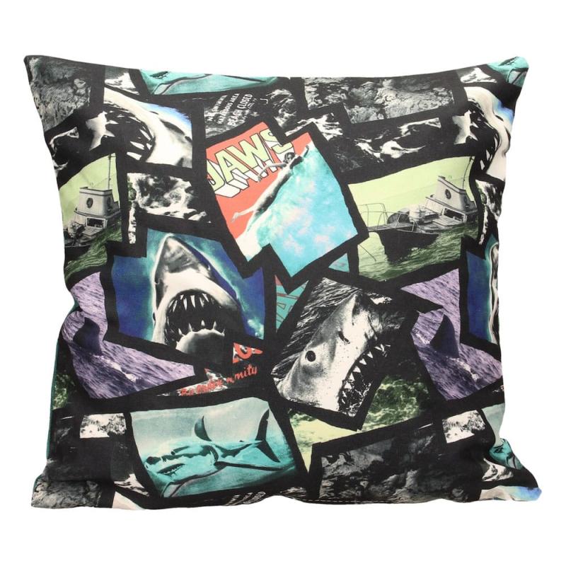 Jaws Pillow Poster Collage 45 cm