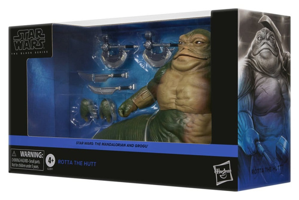 Star Wars: The Mandalorian and Grogu Black Series Action Figure Rotta the Hutt 17 cm 2