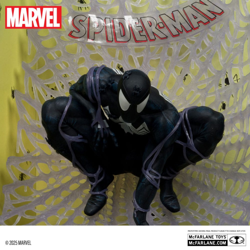 Marvel Collection PVC Statue 1/6 Spider-Man (Spider-Man #1)(Black Suit)(Chase) 15 cm 1