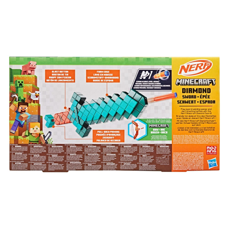 Minecraft NERF Dart-Firing Diamond Sword 4