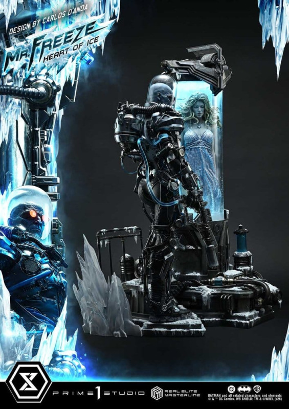 DC Comics Real Elite Masterline Series Statue 1/3 Batman (Comics) Mr. Freeze Heart of Ice (Design by 7