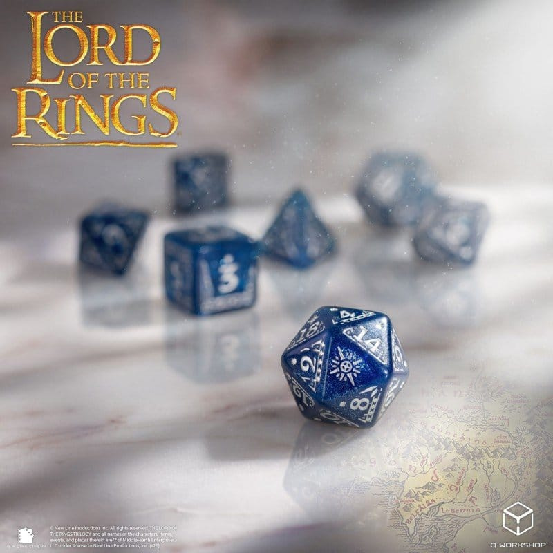 The Lord of the Rings Dice Set of 7 Gondor 9