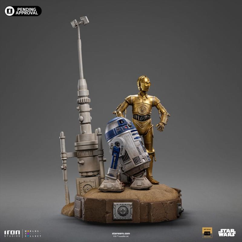 Star Wars Deluxe Art Scale Statue 1/10 C-3PO & R2D2 31 cm 1