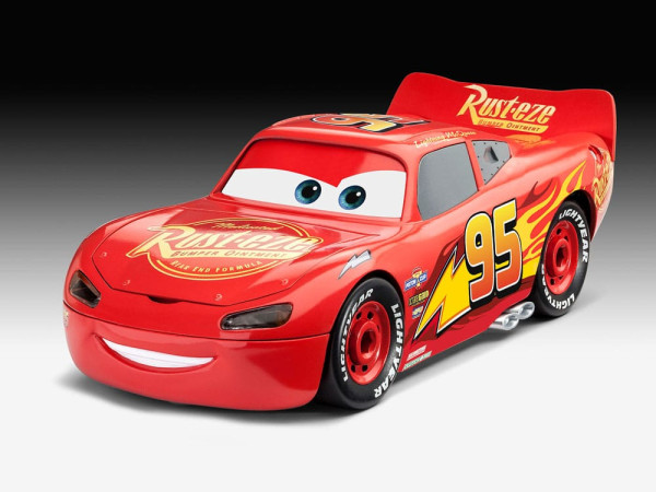Cars Model Kit 1/20 Lightning McQueen 20 cm 7