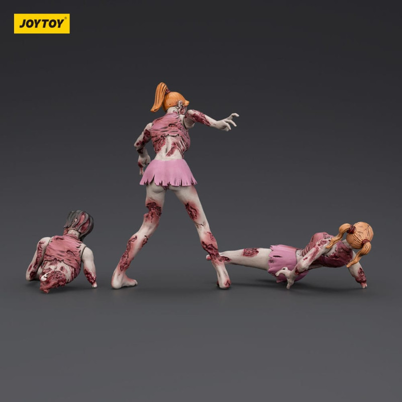 Zombie Dark Source Action Figures 3-Pack Cheer Leaders 8 cm 2