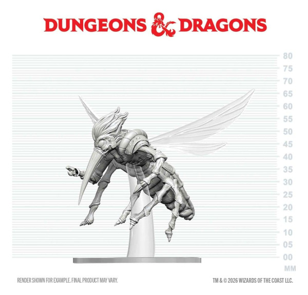 Dungeons & Dragons Nolzur's Marvelous Miniatures Unpainted Miniature Chasme 17 cm 4