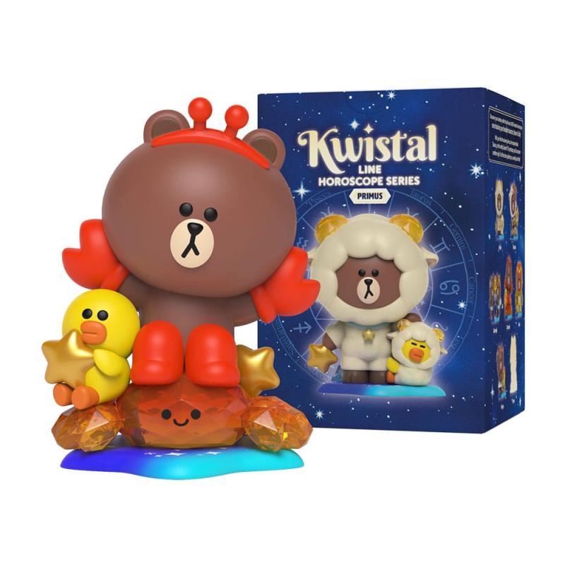 Line Friends Kwistal Blind Box Horoscope Series 1 Display (6)