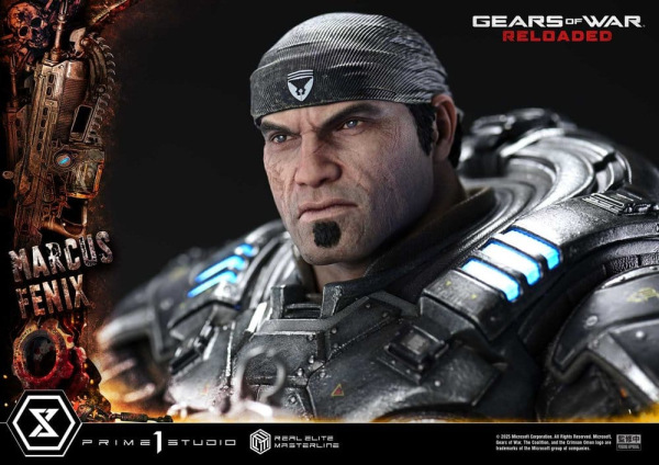 Gears of War: Reloaded Real Elite Masterline Series Statue 1/3 Marcus Fenix Ultimate Version 97 cm 13