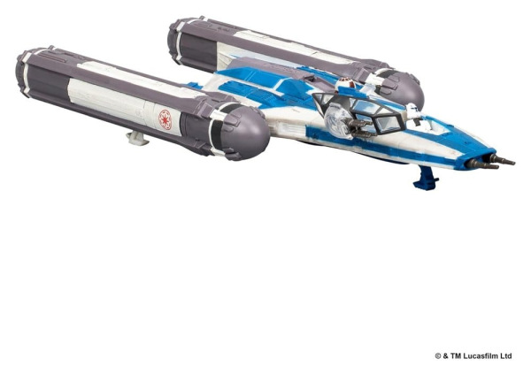 Star Wars Medium Vehicle BTL-B Y-wing Starfighter with Clone Captain Rex 13 cm 4