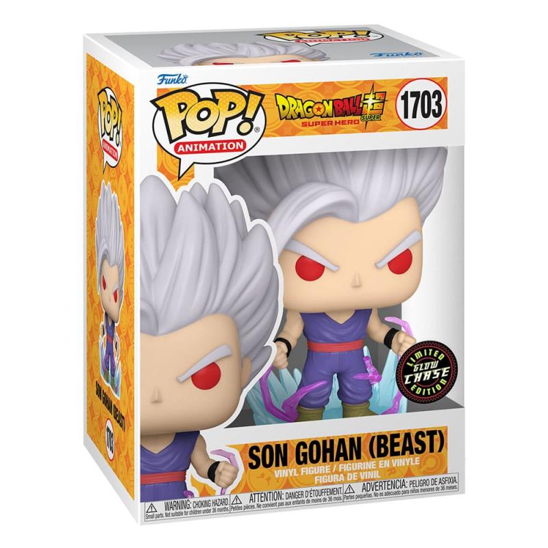 Dragon Ball Super: Super Hero POP! Animation Vinyl Figures Gohan UI w/CH(GW) 9 cm Assortment (6)