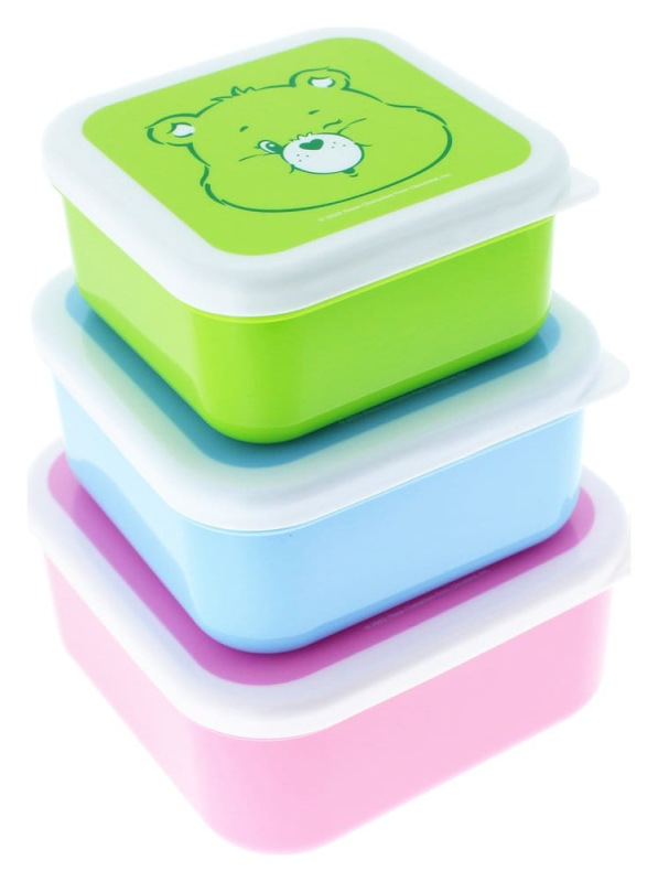 Care Bears Snack Box Set of 3 12