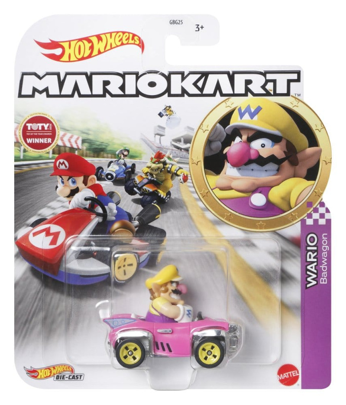 Mario Kart Hot Wheels Die-Cast Vehicles 1:64 978T Assortment (8) 12