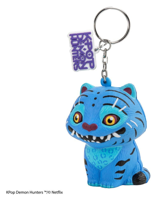 KPop Demon Hunters Squishy Keychain Derpy Tiger 2