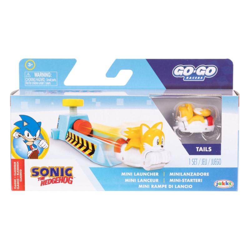 Sonic - The Hedgehog Go Go Racers Vehicles Mini Launching ramps Assortment (4)