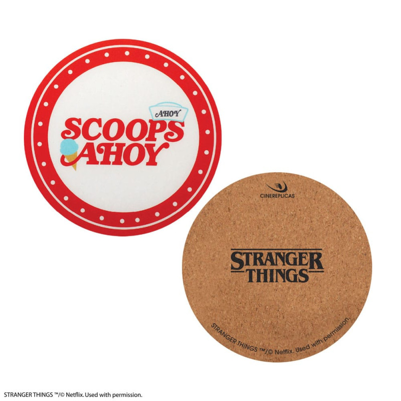Stranger Things Scoops Ahoy Coaster 4-Pack 4