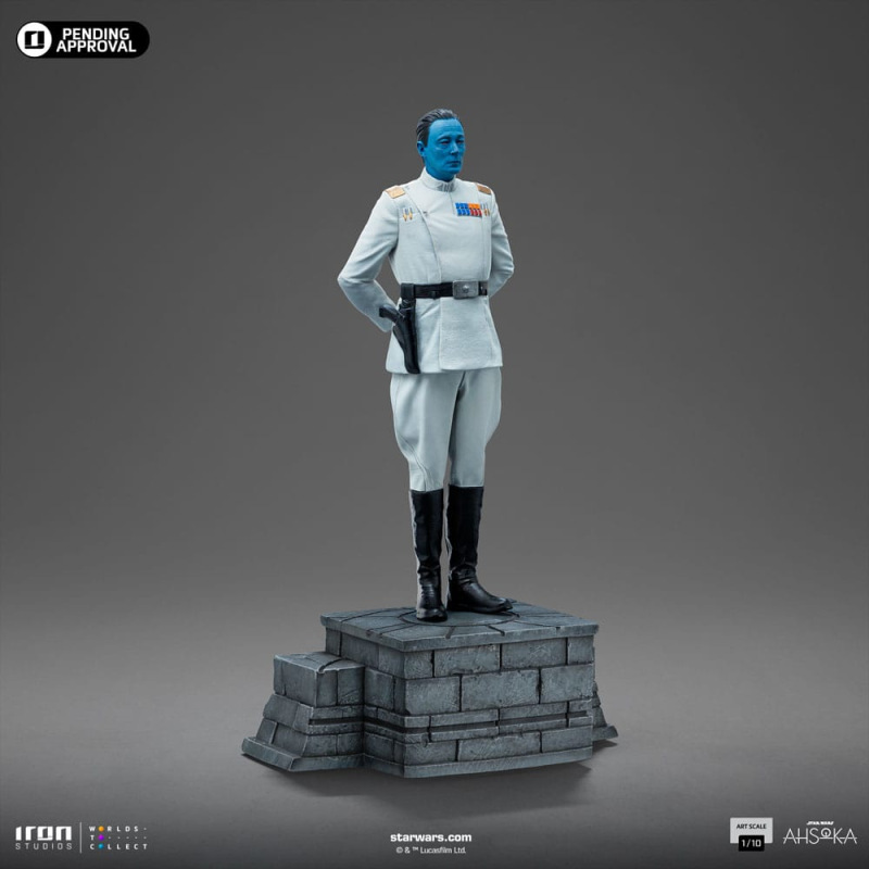 Star Wars Ahsoka Art Scale Statue 1/10 Grand Admiral Thrawn 25 cm 4
