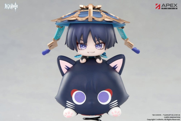 Genshin Impact Chibi Chara Yurayura Stand PVC Figure Wanderer 11 cm 12