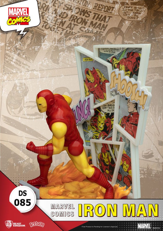 Marvel Comics D-Stage PVC Diorama Iron Man 16 cm 4