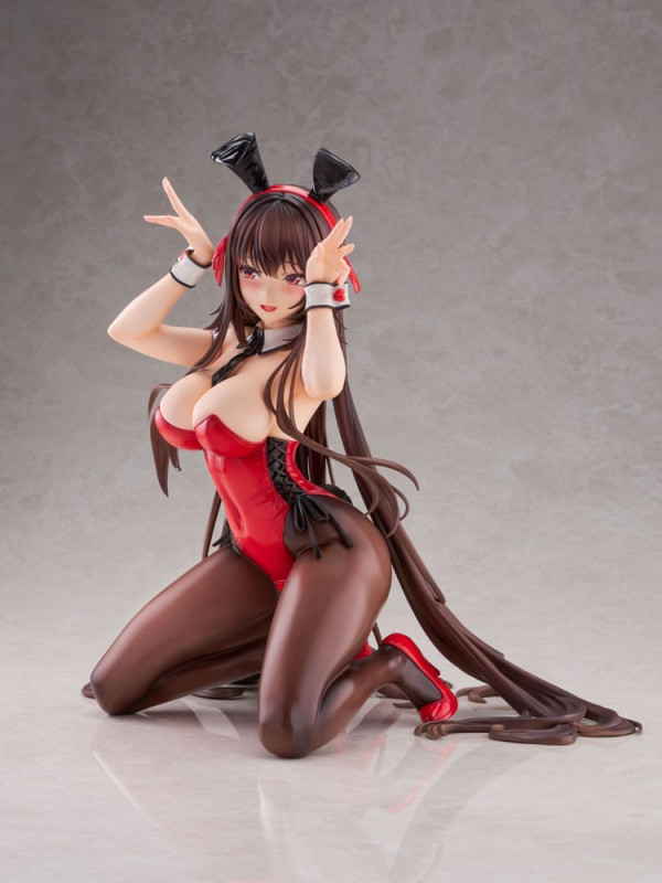 Amakano 2+ PVC Statue 1/4 Yuuhi Kurohime Bunny Suit Ver. 32 cm 10