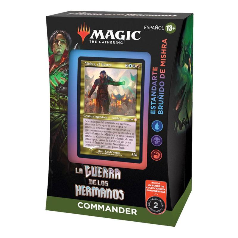 Magic the Gathering La Guerra de los Hermanos Commander Decks Display (4) spanish