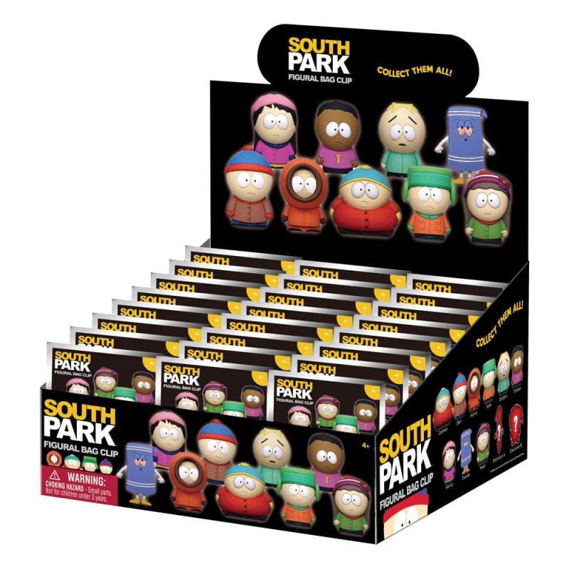 South Park 3D PVC Bag Clips Series 1 Display (24)