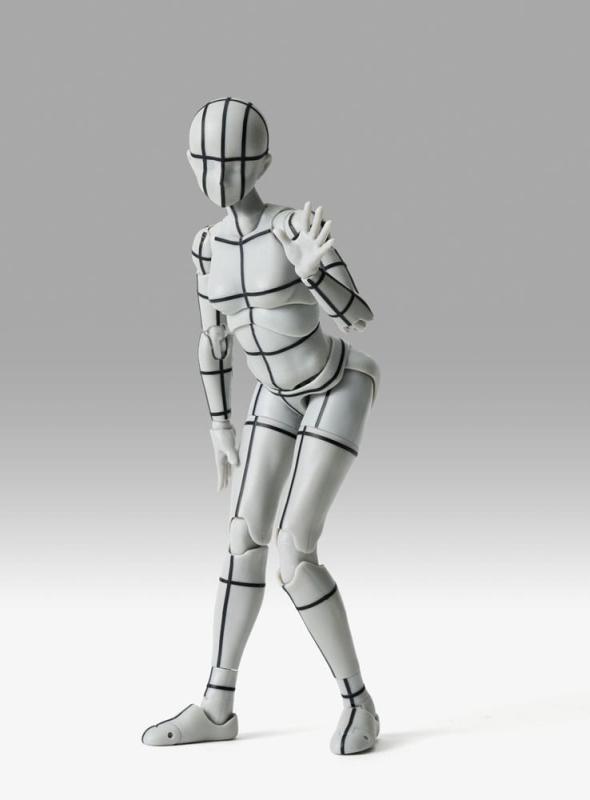 S.H.Figuarts Action Figure Body-Chan Sports Edition Wire Frame (Gray Color Ver.) 15 cm