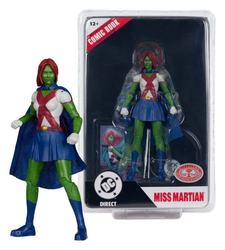DC Direct Page Punchers Action Figure Miss Martian (Teen Titans #41) (Red Platinum Edition) 17 cm 4