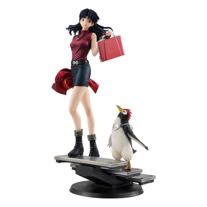 Rebuild of Evangelion Gals PVC Statue Misato Katsuragi & Pen Pen 25 cm 5