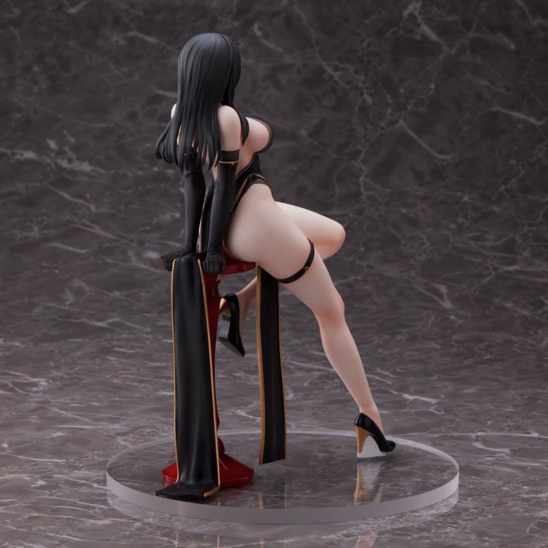 Original Character PVC Statue Hayabusa Illustration Black China Dress-chan 16 cm