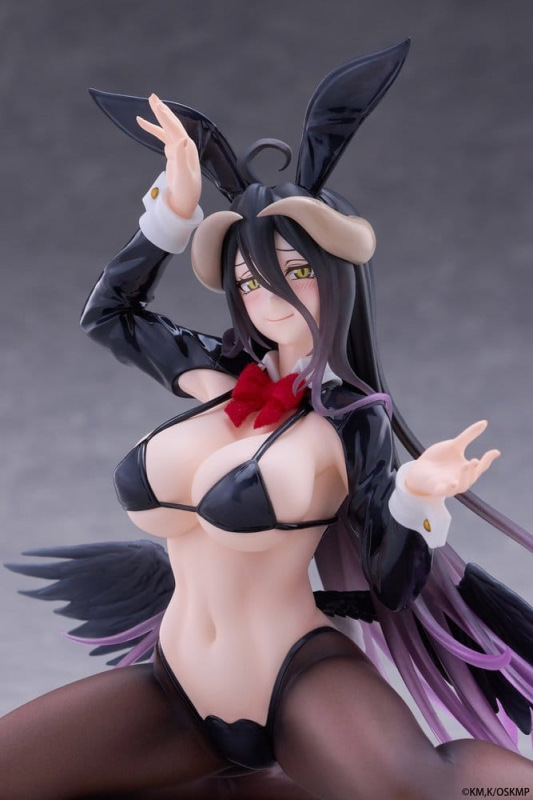 Overlord Moflock PVC Figure Albedo (Reverse Bunny Suit Ver.) 13 cm 4