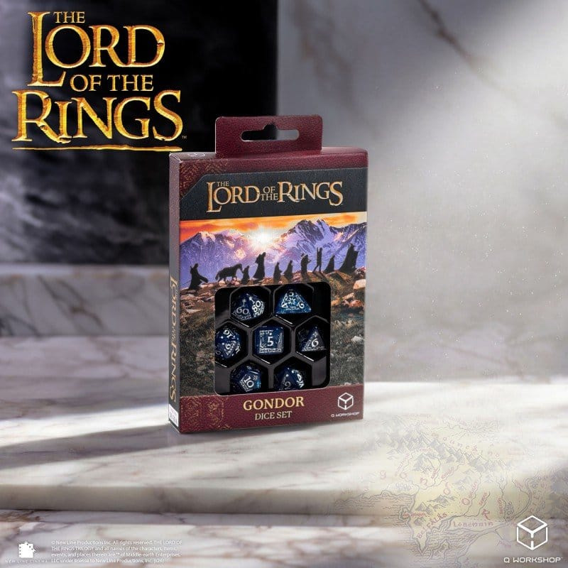 The Lord of the Rings Dice Set of 7 Gondor 1