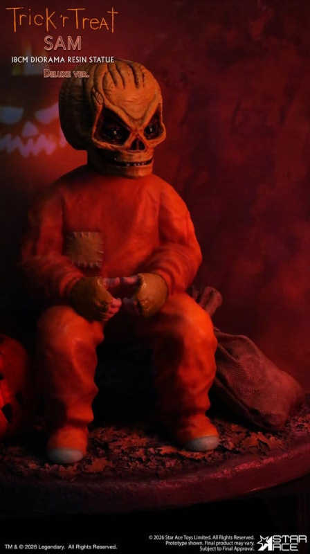 Trick R Treat Diorama Resin Statue Sam DX 18 cm 2