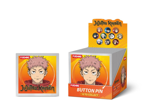 Jujutsu Kaisen Button Pins Blind Box Display (10) 6
