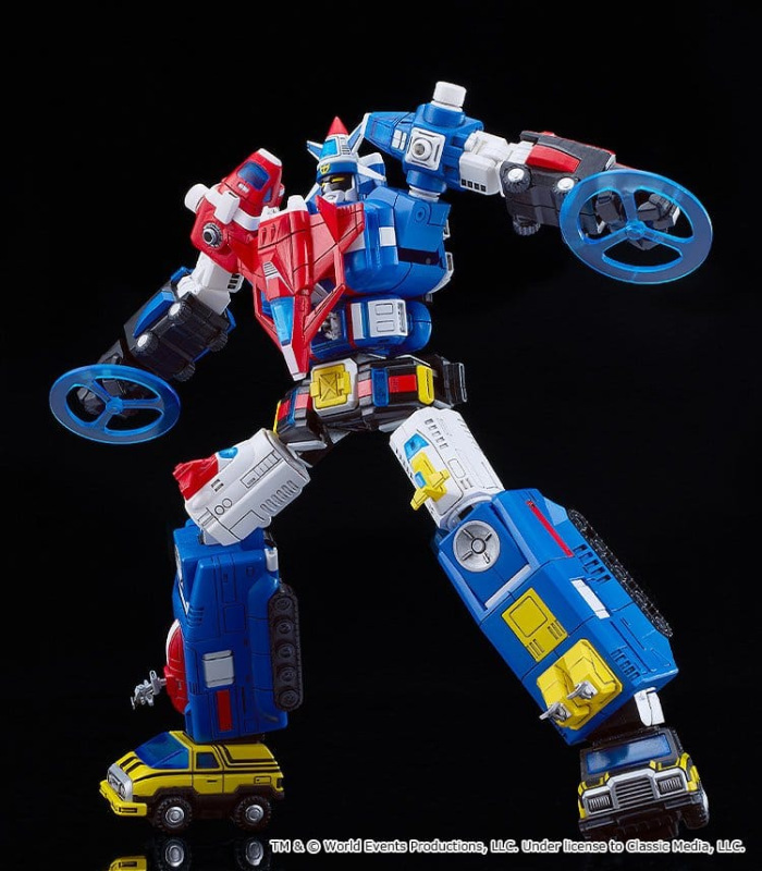 Armored Fleet Dairugger XV Moderoid Plastic Model Kit Dairugger XV 20 cm 9