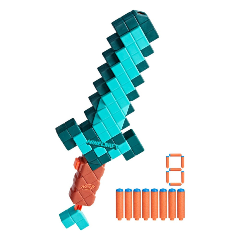 Minecraft NERF Dart-Firing Diamond Sword 3