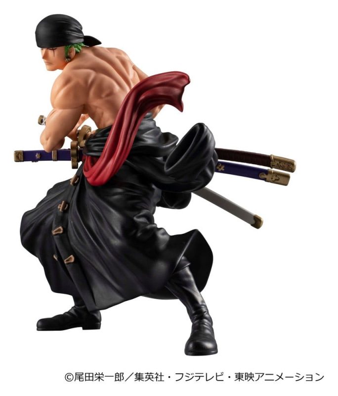 One Piece Wallstar PVC Figure Roronoa Zoro 9 cm 2