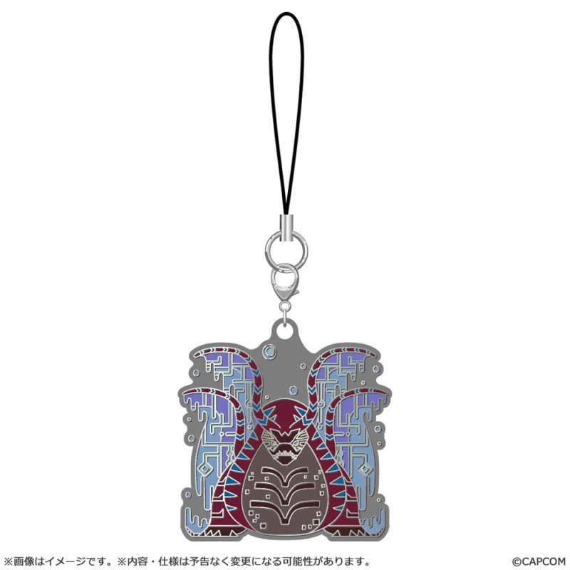 Monster Hunter Wilds Metal Keychain Monster Icon 5 cm Assortment (10) 3
