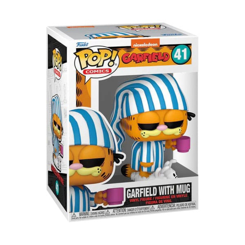 Garfield POP! Comics Vinyl Garfield w/Mug 9 cm 1